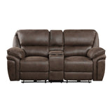 8517BRW*2PW Power Reclining Sofa and Loveseat from Homelegance - Luna Furniture