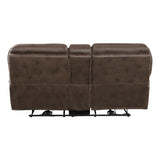 8517BRW*2PW Power Reclining Sofa and Loveseat from Homelegance - Luna Furniture