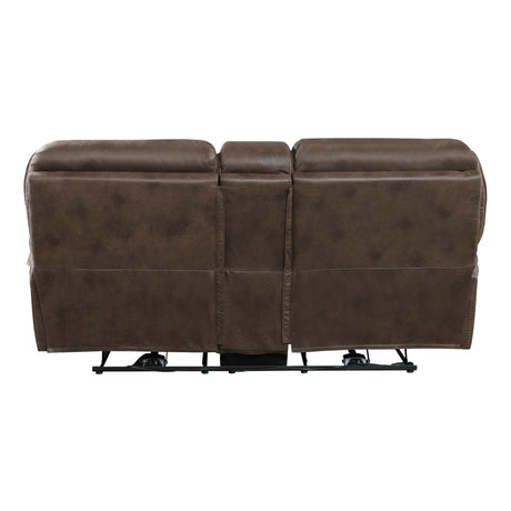 Proctor Brown 2-Piece Power Double Reclining Set from Homelegance - Luna Furniture