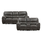 8517GRY*2PW Power Reclining Sofa and Loveseat from Homelegance - Luna Furniture