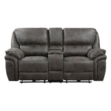 8517GRY*2PW Power Reclining Sofa and Loveseat from Homelegance - Luna Furniture