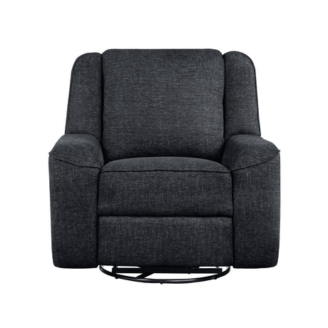 Monterey Ebony Swivel Reclining Chair from Homelegance - Luna Furniture