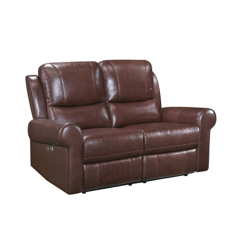8546BR-2PWH Power Double Reclining Love Seat with Power Headrests - Luna Furniture