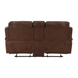 8549BRW*2 Sofa and Loveseat from Homelegance - Luna Furniture