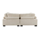Traverse Beige Corduroy 2-Piece Loveseat from Homelegance - Luna Furniture