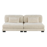 Traverse Beige Corduroy 6-Piece Modular Sectional with Ottoman from Homelegance - Luna Furniture