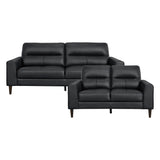 8566BLK*2 Sofa and Loveseat from Homelegance - Luna Furniture