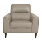 Lewes Latte Leather Chair from Homelegance - Luna Furniture