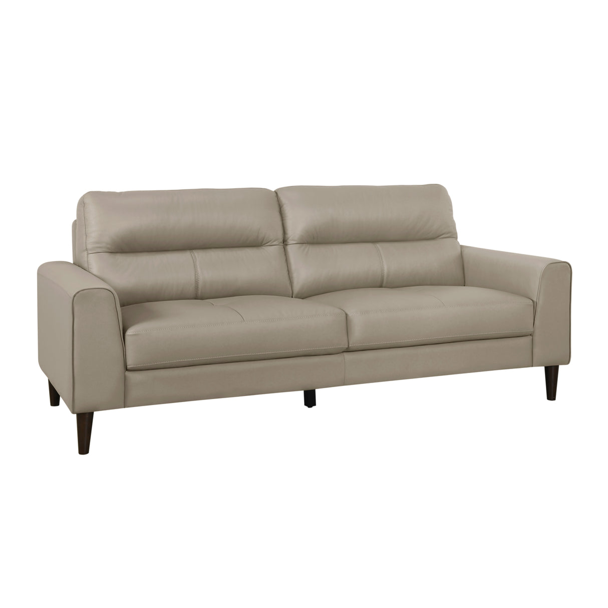Lewes Latte Leather Sofa from Homelegance - Luna Furniture