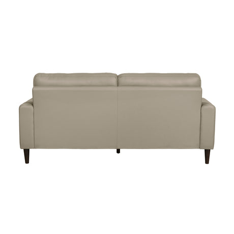 Lewes Latte Leather Sofa from Homelegance - Luna Furniture