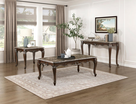 Balthasar Brown Sofa Table from Homelegance - Luna Furniture