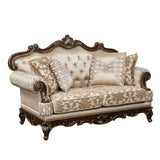 Balthasar Brown Loveseat from Homelegance - Luna Furniture