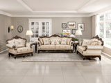Balthasar Brown Loveseat from Homelegance - Luna Furniture