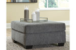 Dalhart Charcoal Oversized Accent Ottoman