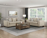 Silverthorne Light Brown Loveseat from Homelegance - Luna Furniture