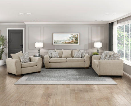 Silverthorne Light Brown Living Room Set from Homelegance - Luna Furniture
