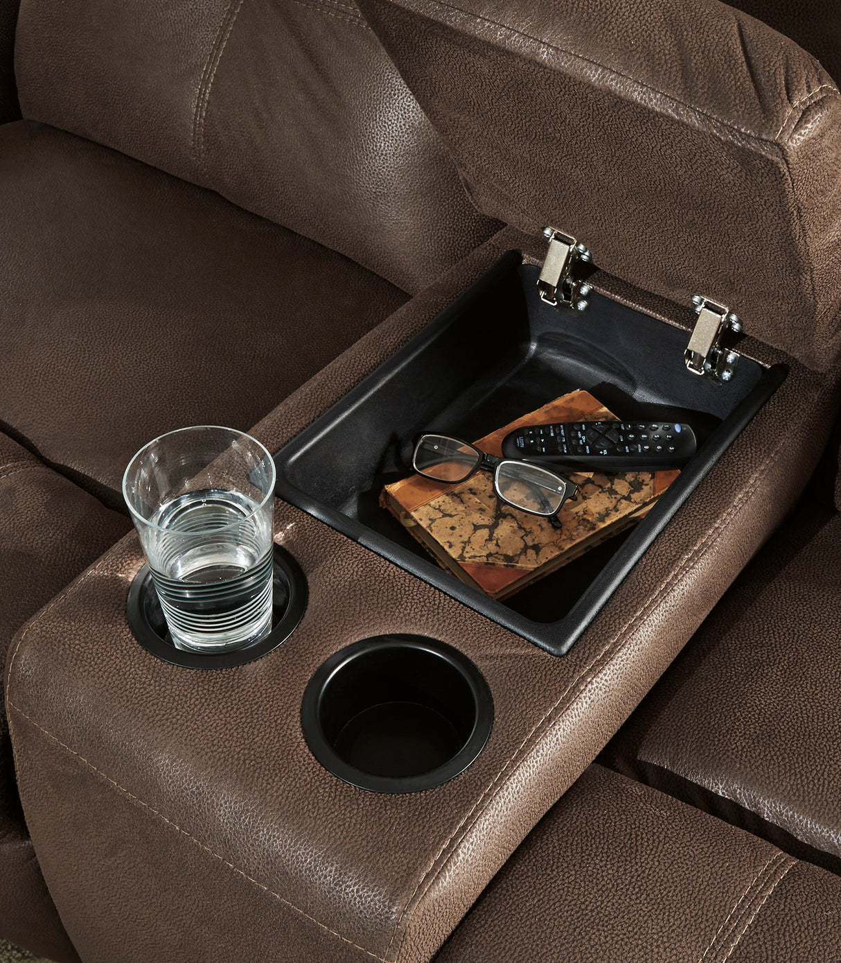 Jesolo Coffee Reclining Living Room Set - Luna Furniture