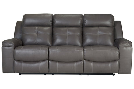 Jesolo Dark Gray Reclining Sofa -  - Luna Furniture