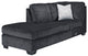 Altari Slate Left-Arm Facing Corner Chaise from Ashley - Luna Furniture