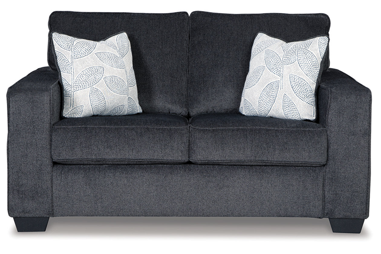 Altari Slate Loveseat from Ashley - Luna Furniture