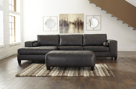 Nokomis Charcoal 2-Piece LAF Chaise Sectional