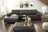 Nokomis Charcoal 2-Piece LAF Chaise Sectional