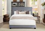 Erica Gray PU Leather King Upholstered Bed