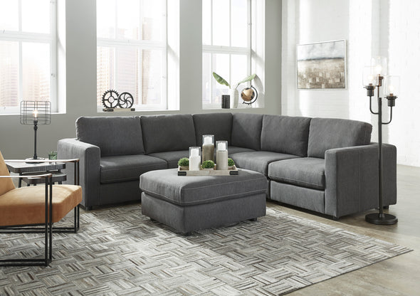 Candela Charcoal 5-Piece Sectional