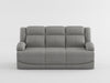 9207GRY-3PW Power Double Reclining Sofa - Luna Furniture