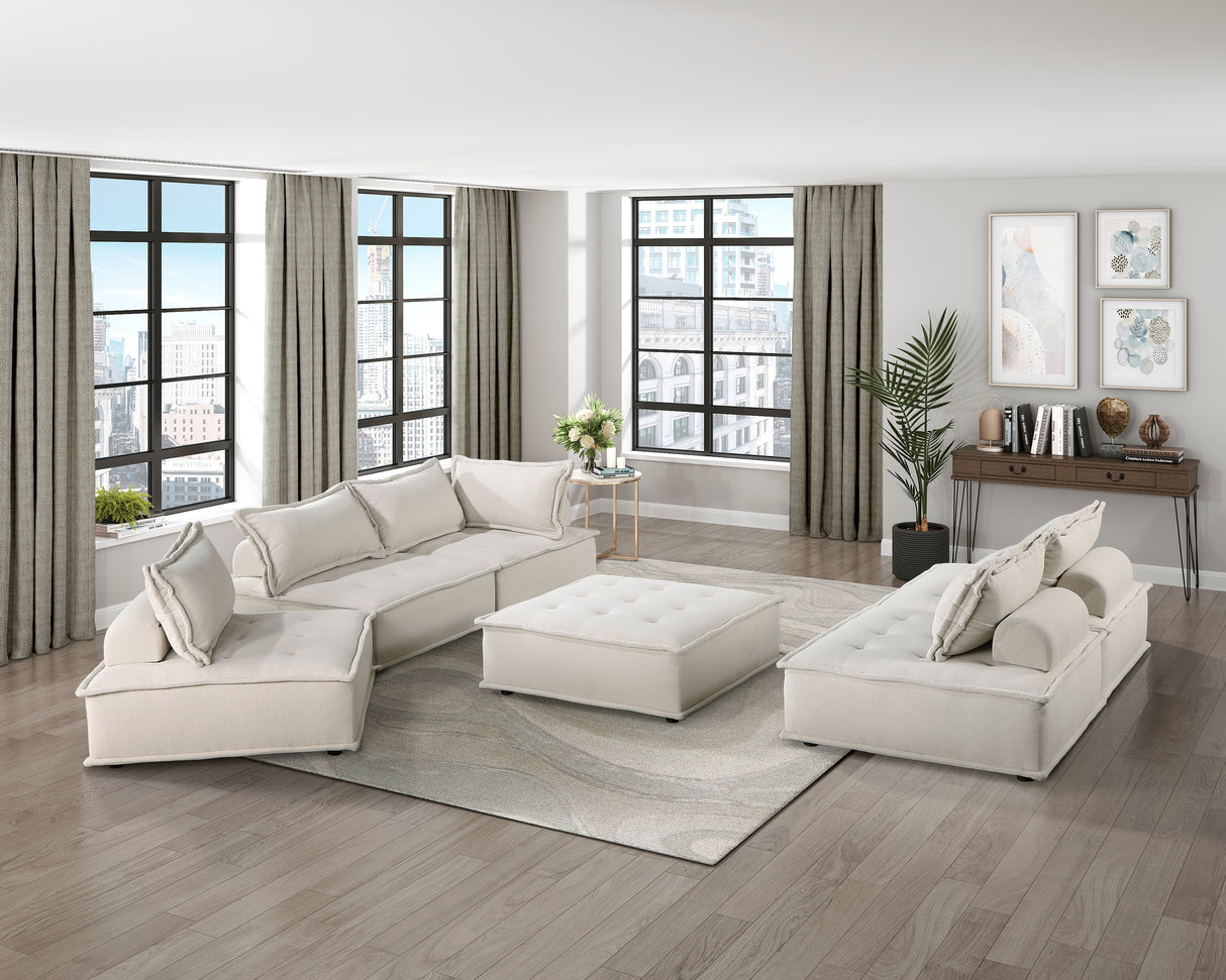 Inman Beige Boucle Modular Accent Chair from Homelegance - Luna Furniture