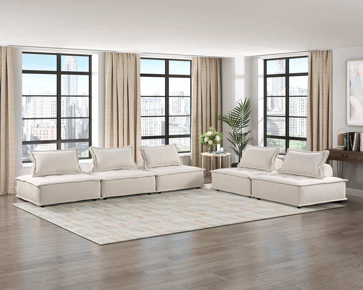 Inman Beige Boucle Modular Accent Chair from Homelegance - Luna Furniture