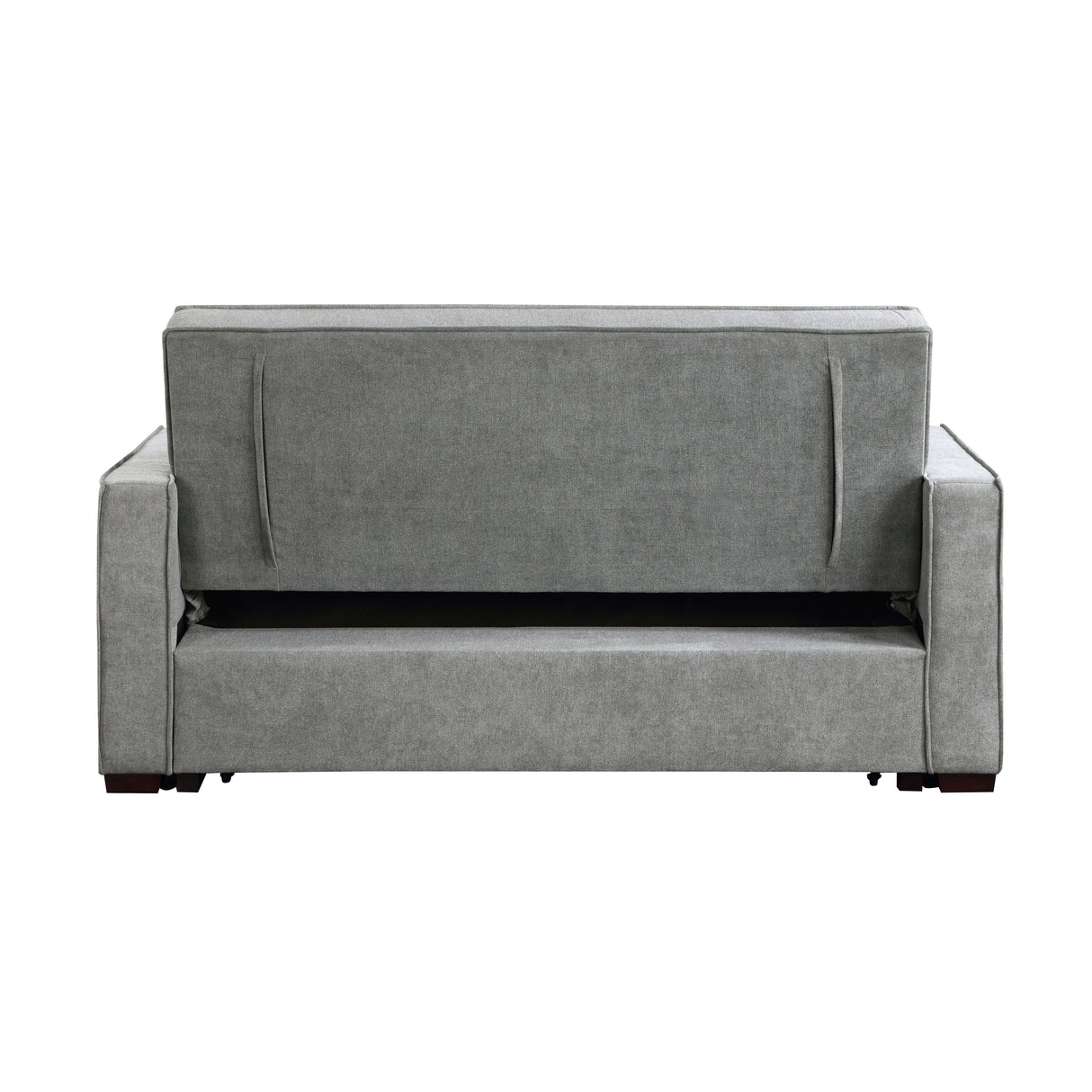 Alta Gray Convertible Studio Sofa with Pull-out Bed from Homelegance - Luna Furniture