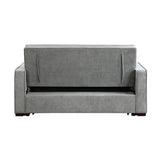 Alta Gray Convertible Studio Sofa with Pull-out Bed from Homelegance - Luna Furniture