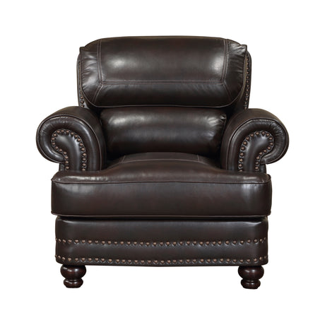 Milford Brown Chair from Homelegance - Luna Furniture