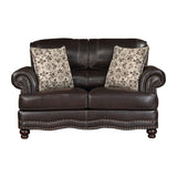 9268BRW*2 Sofa and Loveseat from Homelegance - Luna Furniture