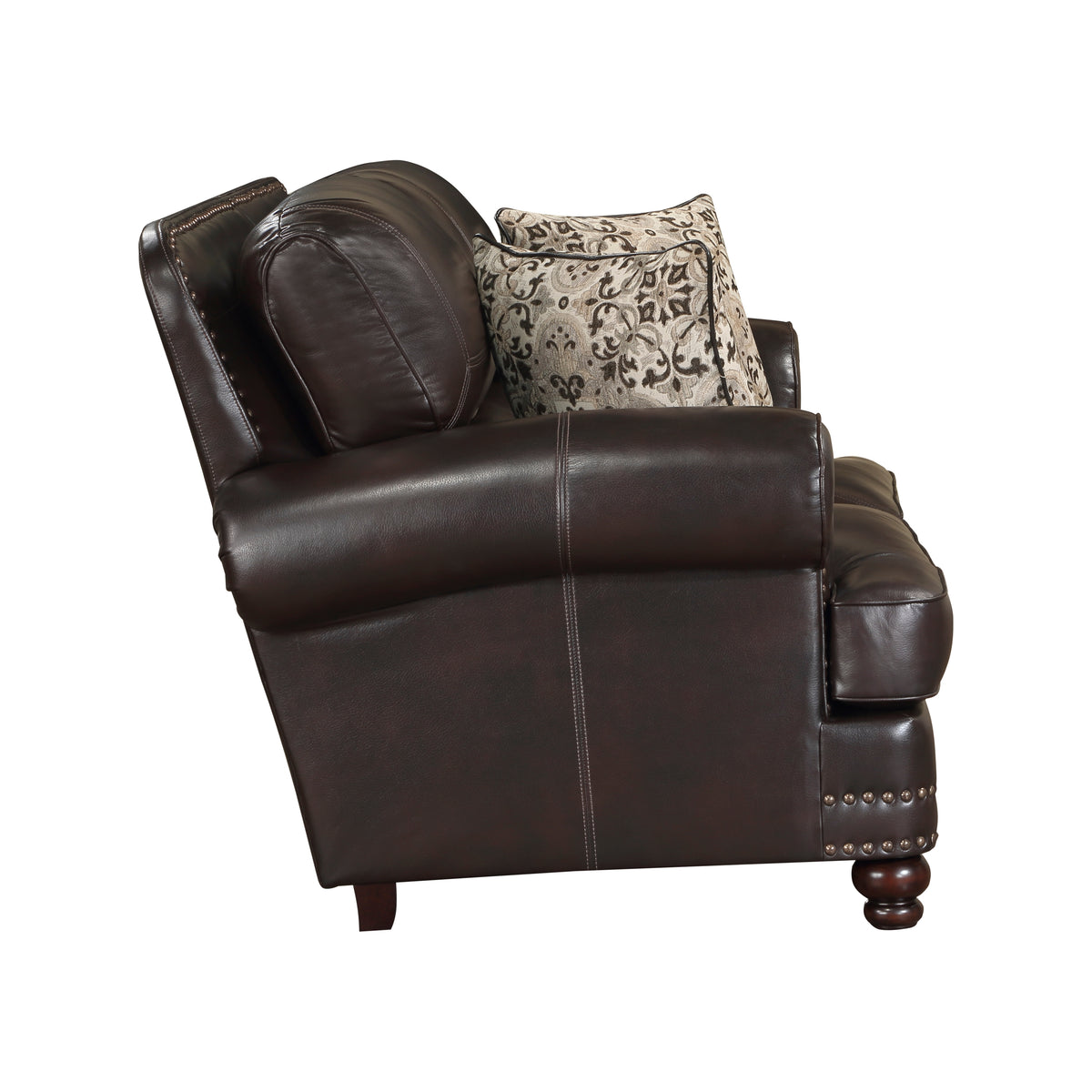 9268BRW*2 Sofa and Loveseat from Homelegance - Luna Furniture