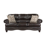 9268BRW-3 Sofa from Homelegance - Luna Furniture
