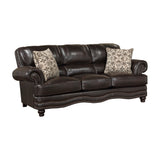 9268BRW-3 Sofa from Homelegance - Luna Furniture