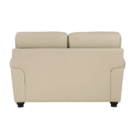 Foxborough Cream Loveseat from Homelegance - Luna Furniture