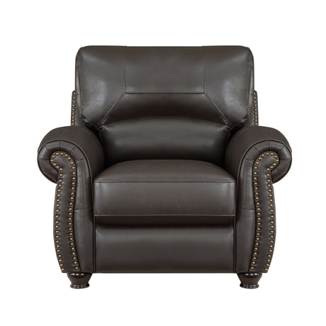 Foxborough Dark Brown Chair from Homelegance - Luna Furniture