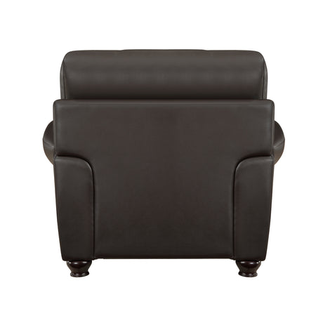Foxborough Dark Brown Chair from Homelegance - Luna Furniture