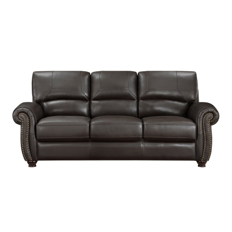 Foxborough Dark Brown Sofa from Homelegance - Luna Furniture