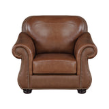 Attleboro Brown Leather Chair from Homelegance - Luna Furniture