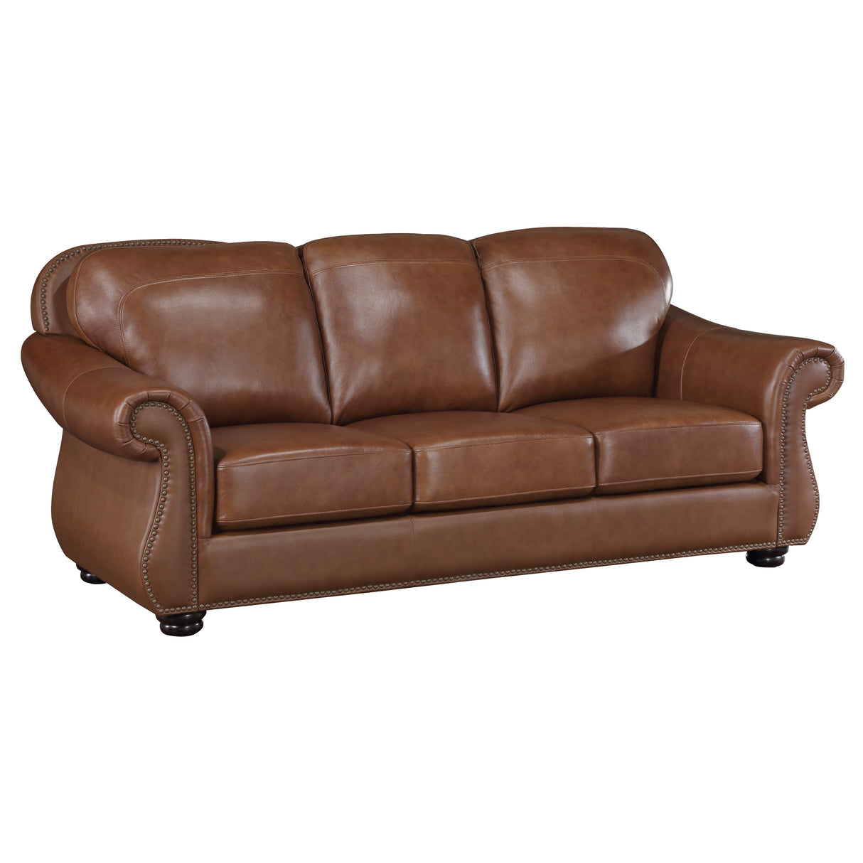 Attleboro Brown Leather Sofa from Homelegance - Luna Furniture