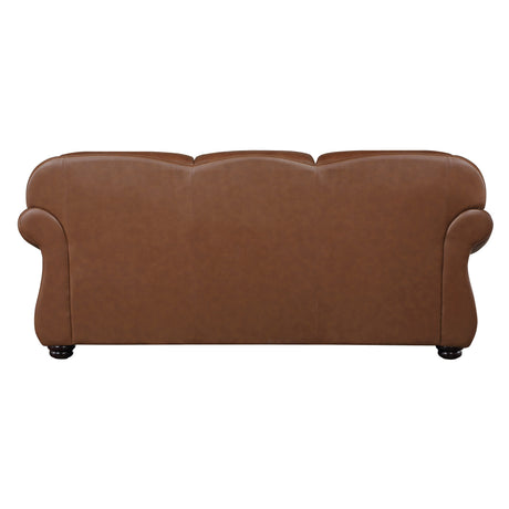 Attleboro Brown Leather Sofa from Homelegance - Luna Furniture