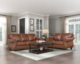 Attleboro Brown Leather Sofa from Homelegance - Luna Furniture
