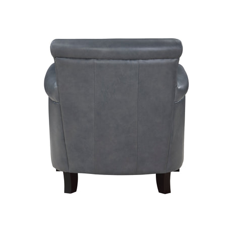 Braintree Burnish Gray Top-Grain Leather Accent Chair from Homelegance - Luna Furniture