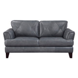 Thierry Burnish Gray Loveseat from Homelegance - Luna Furniture
