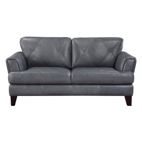 Thierry Burnish Gray Loveseat from Homelegance - Luna Furniture