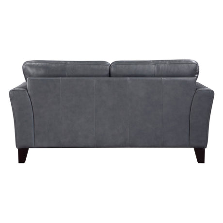 Thierry Burnish Gray Loveseat from Homelegance - Luna Furniture